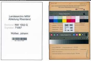 Entnazifizierung Johann Wolber, geb. 13.11.1881 (Dachdecker)