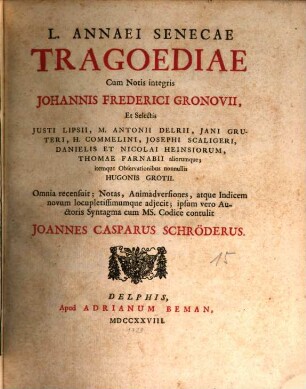 Tragoediae