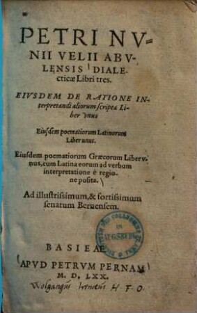 Dialecticae libri tres