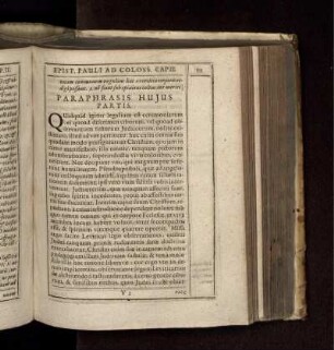 Paraphrasis Huius Partis