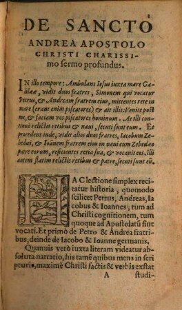 Postillae Sive Enarrationes In Evangelia : Provt Ivxta Ritvm Sanctae Ecclesiae Per singulos Dominicos dies distributa sunt, 3. Per singulas anni totius sanctorum ferias