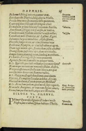 Ecloga VI.