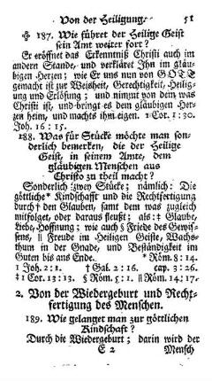 2. Von der Wiedergeburt und Rechtfertigung des Menschen