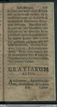 Gratiarum Actio