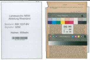 Entnazifizierung Wilhelm Helmer , geb. 17.04.1908 (Betriebsleiter)