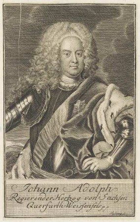 Bildnis des Johann Adolph von Sachsen Querfurth-Weissenfels