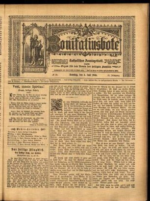 Erste Ausgabe vom Sonntag, den 03. Juni 1906.