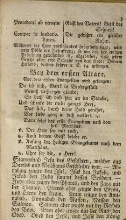 Andachts-Uebungen bey der Fronleichnams-Prozession