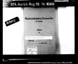 Die Spar- und Vorschußkasse der Gemeinde Norderney