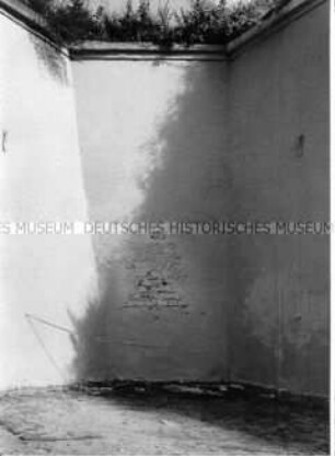 Exemplarische Erschießungsstelle in der Gedenkstätte Theresienstadt