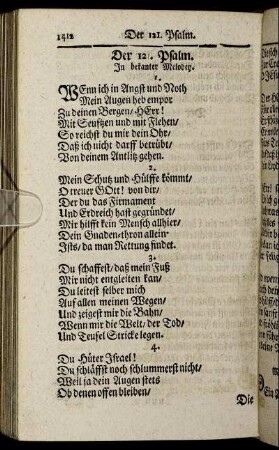 Der 121. Psalm. - Der 130. Psalm.