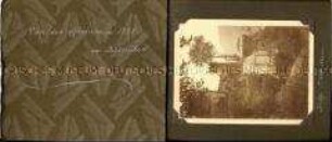 Privates Fotoalbum mit Aufnahmen von einer Rheinreise