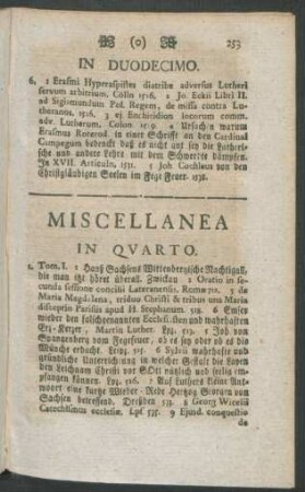 Miscellanea