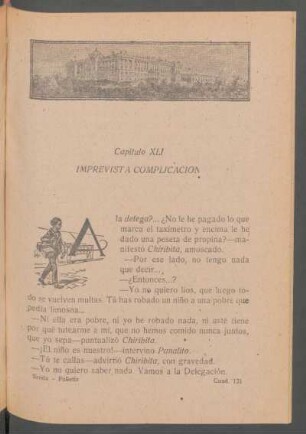 Capítulo XLI - Imprevista complicación