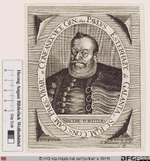 Bildnis Paul (Pál) I Eszterházy, Frhr. von Galántha