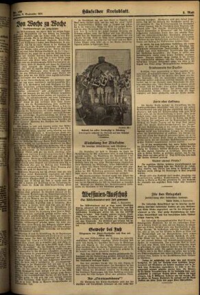 Zweite Ausgabe vom Montag, den 09. September 1935.