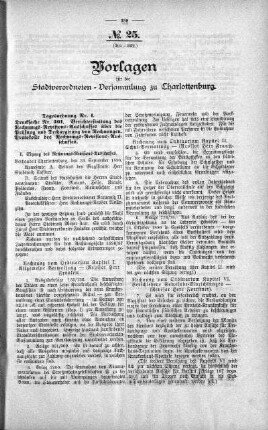 No. 25. (301-322.), 23. November 1898