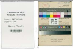 Entnazifizierung Theodor Van Hausen , geb. 04.04.1898 (Angestellter)