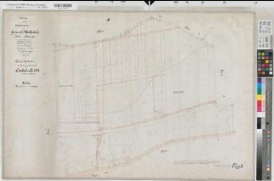 Ostherbede (Witten), Westherbede (Witten), Zusammenlegung Ost- und Westherbede, Bl.6 Brouillonkarte I Westherbede Flur 3