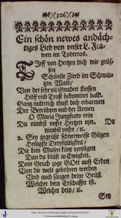 Ein schön newes andächtiges Lied…