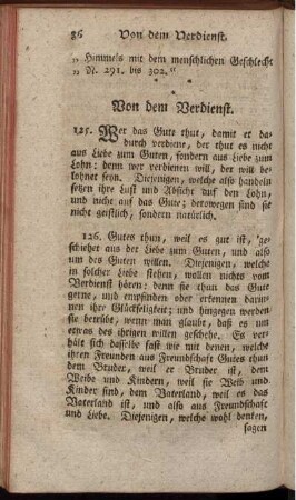 Von dem Verdienst.