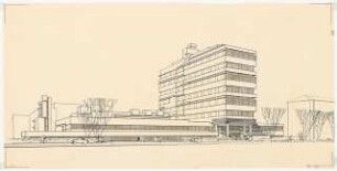 Technische Universität Berlin Technische Chemie (Franz-Fischer-Bau): Perspektivische Ansicht