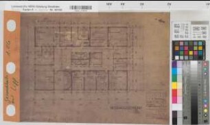 Lippstadt, Kreishaus, Bauteil B, 1. Obergeschoss, Grundriss