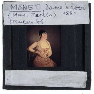 Manet, Dame in Rosa