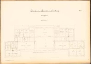 Lehrerinnenseminar, Saarburg: Grundriss 2.OG