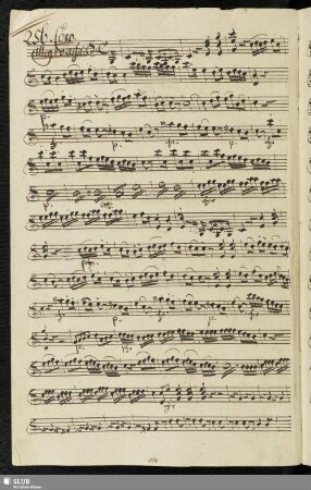 256. Coro Quartetto: Benvenuto il marchesino / Sarti, G.