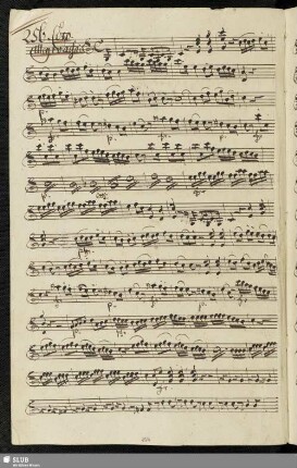 256. Coro Quartetto: Benvenuto il marchesino / Sarti, G.