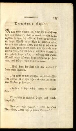 Dreyzehntes Kapitel.
