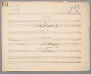 Dein Bild so wunderselig JWV 69 - BSB Mus.ms. 4714 : Intermezzo (H. Heine)