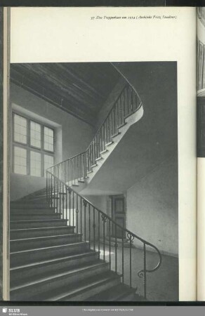 37 Das Treppenhaus von 1954 (Architekt Fritz Steudtner)
