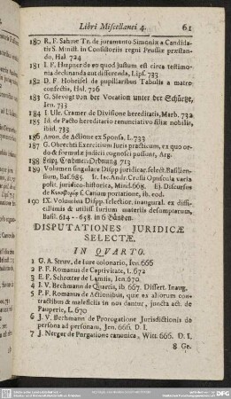 Disputationes Iuridicae Selectae