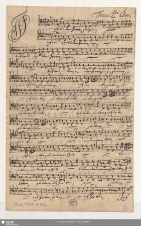 Tenor 2di Chori.