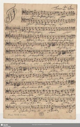 Tenor 2di Chori.