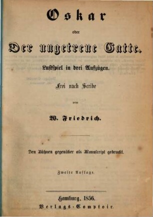 Das Theater des Auslandes. 2. 1850, H. 9