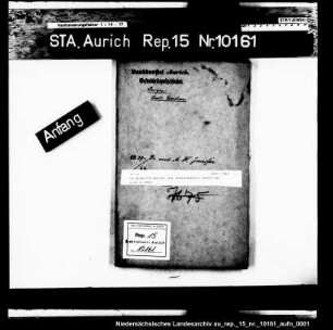 Der praktische Arzt Dr. med. Arnold Heinrich Janssen aus Esens in Emden