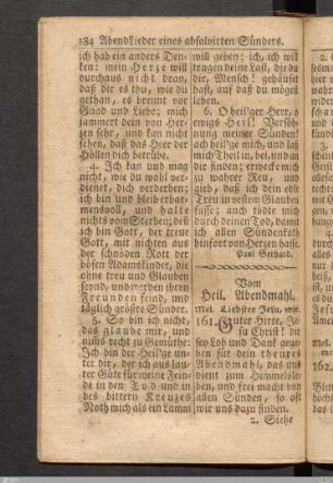 Vom heil. Abendmahl.