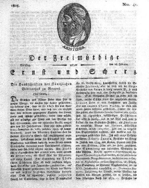 Nro. 41, Dienstag, den 26. Februar 1805