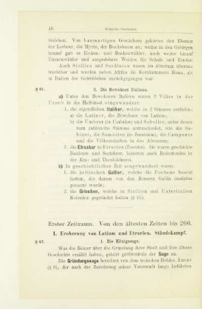 Erster Zeitraum. Von den ältesten Zeiten bis 266