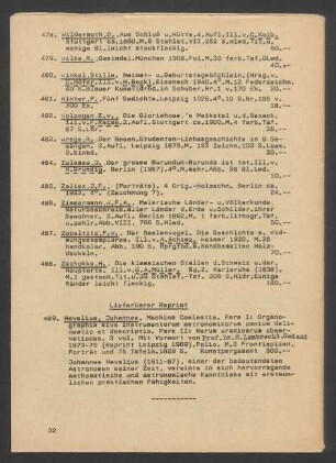 Lieferbarer Reprint