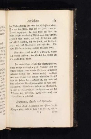 Handlung, Künste und Gewerbe.