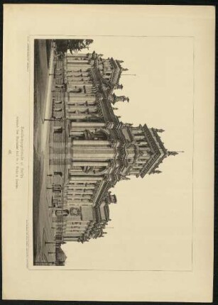 Tafel 41. Reichstagsgebäude in Berlin. Architekt: Geh. Oberbaurat Prof. Dr. v. Wallot in Dresden.