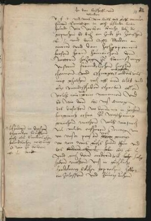 Brief an den Bischof von Minden wegen der Beilegung seiner Streitigkeiten mit dem Herzog Heinrich d. J. von Braunschweig 1533, (Entwurf)