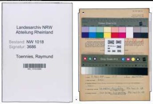 Entnazifizierung Raymund Toennies , geb. 02.03.1918 ()
