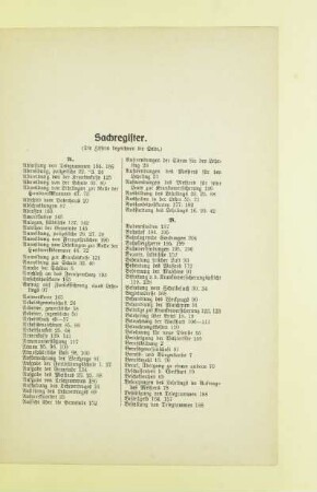 Sachregister