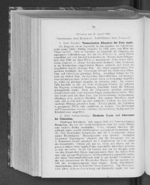 Sitzung am 16. April 1907.