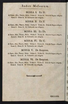 Index Missarum